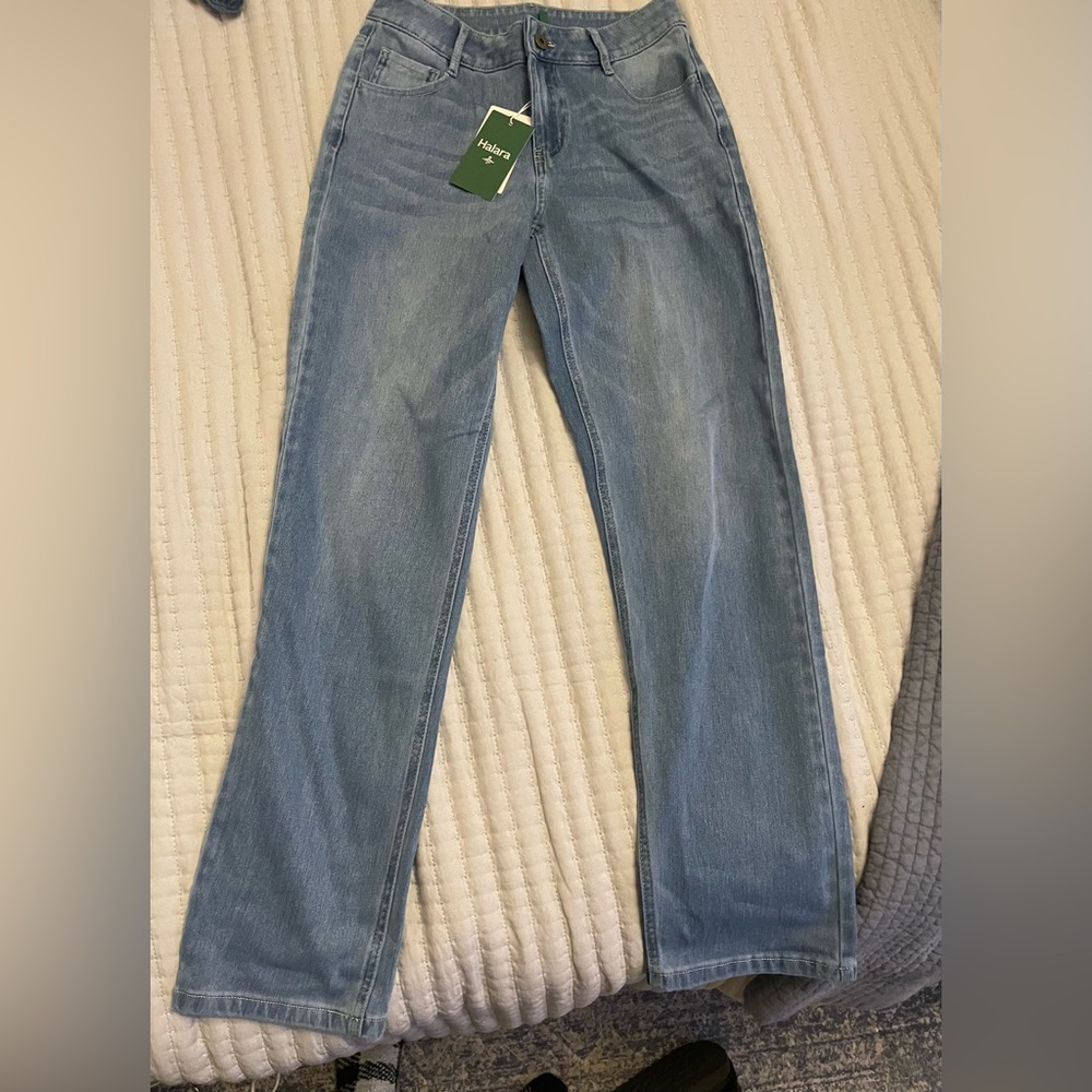 HALARA Light Blue Flare Jeans